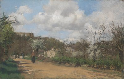 View from Louveciennes by Camille Jacob Pissarro